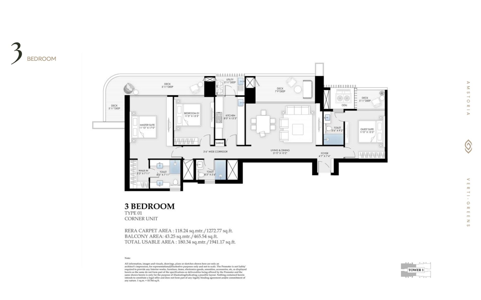 BPTP Amstoria Verti Greens Floor Plan